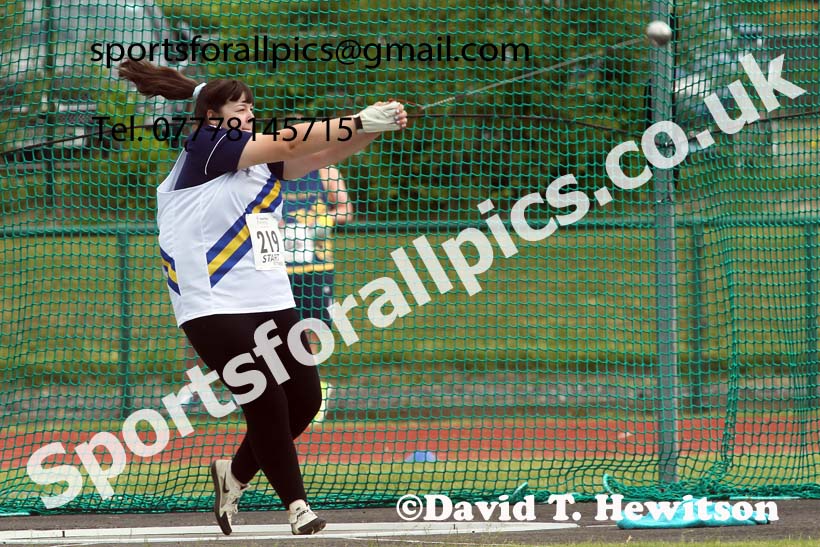 Womens hammer, 2021 Northern Senior and Under-20s Champs., Leigh. Photo: David T. Hewitson/Sports for All Pics